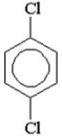 What is the name of the following compound?   A) p-dichlorobenzene B) 1,4-dichlorobenzene C) phenyldichloride D) A and B E) B and C
