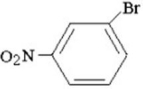 Provide the structure of the major mononitration product(s)of the compound below.  