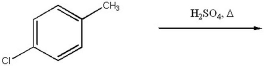 Provide the structure of the major organic product of the following reaction.  