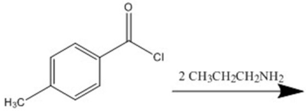 Provide the major organic products of the reaction shown.  