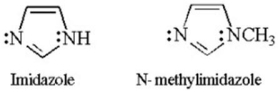 Imidazole boils at 257 °C,while the boiling point of N-methylimidazole is 199 °C.Explain the difference in their boiling points.  