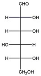 Assign the proper configurational descriptor to each asymmetric center in D-glucose below.  