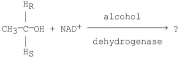 What is the major organic product of this oxidation-reduction reaction?   A)    B)    C)    D)    E)   