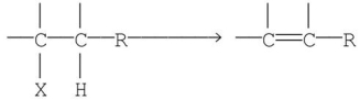 Which of the following best represents the chemical reaction catalyzed by B<sub>12</sub>-dependent enzymes? A)    B)    C)    D)    E)   