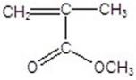 Draw the monomer for poly(vinyl acetate) . A)    B)    C)    D)    E)   