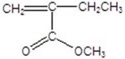 Draw the monomer for poly(vinyl acetate) . A)    B)    C)    D)    E)   