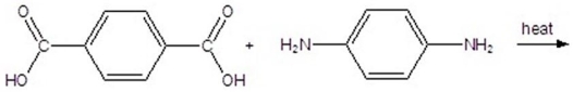 Give the product of the following polymerization.  