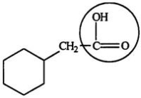 What is the identity of the functional group circled below?   A) Aldehyde B) Ketone C) Alcohol D) Ester E) Carboxylic acid Bloom's