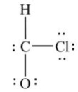 What is wrong with this Lewis structure?   A) There are too many electrons. B) There are too few electrons. C) The O atom does not have an octet. D) The C atom does not have an octet. E) There is nothing wrong with this Lewis structure.
