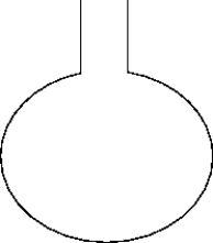 The statement that describes the alveolus shown in Figure 1-1 is which of the following?    1) Requires more time to fill than a normal alveolus 2) Fills more quickly than a normal alveolus 3) Requires more volume to fill than a normal alveolus 4) More pressure is needed to achieve a normal volume A)  1 and 3 only B)  2 and 4 only C)  2 and 3 only D)  1,3 and 4