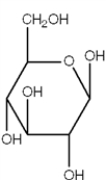 Exhibit 16A A carbohydrate Fischer projection.    -Refer to Exhibit 16BA Which of the following figures represents the Haworth projection of the carbohydrate shown? A)    B)    C)    D)   
