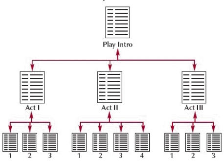   -The structure shown in the accompanying figure is a linear structure.