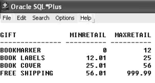   ​ Contents of the PROMOTION table    Structure of the BOOKS table -How many joining conditions will be required in an SQL statement that is used to determine the gift that corresponds to each book in the BOOKS table?​ A)  ​4 B)  ​3 C)  ​2 D)  ​1