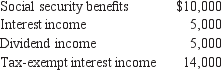Mrs. Norman has the following sources of income:    Mrs. Norman is 68 years of age. Determine her taxable income.
