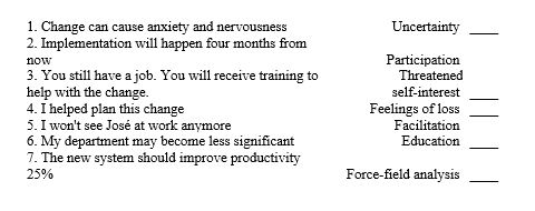 Match the following.You may use a response once,more than once,or not at all.   