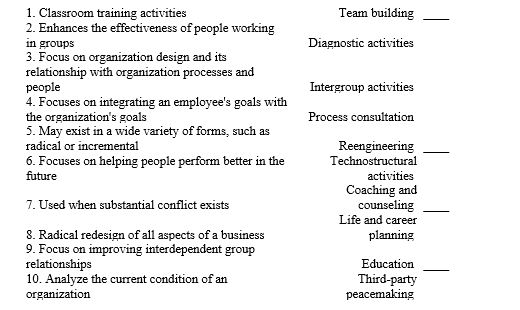 Match the following.You may use a response once,more than once,or not at all.   