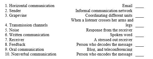 Match the following.You may use a response once,more than once,or not at all.   