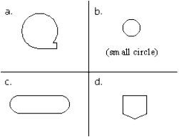 Which of the following systems flowcharting symbols descriptions is incorrect?   A)  Tape B)  on-page connector C)  start/stop D)  paper file