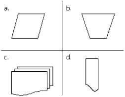 Which of the following systems flowcharting symbols descriptions is incorrect?   A)  general purpose input-output B)  manual process C)  multiple-page document D)  punched card