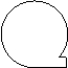 The following symbol represents a disk  