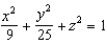 Evaluate , where E is the solid bounded by the ellipsoid .