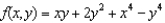 Find the extreme values of on the circle .