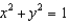 Find the extreme values of on the circle .