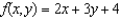 Find the maximum and minimum values of on the circle .