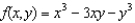 Find the local maximum and minimum values and saddle points of the function .