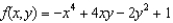 Find the local maximum and minimum values and saddle points of the function .