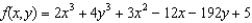 Find the local maximum and minimum values and saddle points of the function .