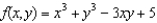 Find the local maximum and minimum values and saddle points of the function .