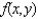  Show that there does not exist any function   with continuous second partial derivatives in  \mathbb { R } ^ { 2 }  such that  \frac { \delta f } { \delta x } = x ^ { 2 } y  and  \frac { \partial f } { \partial y } = x  . 