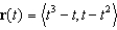 Suppose a particle is moving in the xy-plane so that its position vector at time t is given by . Find the velocity, speed, and acceleration of the particle at time t = 2.