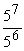 Evaluate the expression.   A)    B)    C)    D)  5 E)  -5