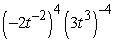 Rewrite the expression with positive exponents and simplify.   A)    B)    C)    D)    E)   