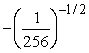 Evaluate the expression without using a calculator.   A)    B)    C)    D)  16 E)  -16