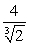 Rewrite the expression below by rationalizing the denominator.Simplify your answer.   A)    B)    C)    D)    E)   