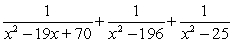 Simplify the following rational expression.   A)    B)    C)    D)    E)   