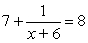 Determine which of the following values of x is a solution to the equation   A)    B)    C)    D)    E)   