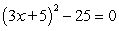 Solve the quadratic equation by any convenient method.   A)    and   B)    and   C)    and   D)    and   E)    and  
