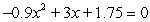 Solve   using the quadratic formula.Round answers to nearest thousandth. A)    B)    C)    D)    E)   