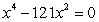 Solve the following polynomial equation by factoring and using the zero factor property.   A)    B)    C)    D)    E)   