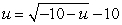 Find the real solutions of the radical equation.   A)  -100 B)  -10 C)  120 D)  -20 E)  50