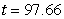 Write the equation that expresses the relationship between the variables described below, then use the given data to solve for the variation of constant.  t varies directly as   , and   when     A)    ;   B)    ;   C)    ;   D)    ;   E)    ;  