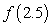 Evaluate the function at each specified value of the independent variable.   a)    b)    c)    d)    A)  2, 2, -3, -4 B)  2, 3, -3, -4 C)  2, 2, -2, -4 D)  2, 2.5, 2.5, 4 E)  2, 2.5, -2.5, -4