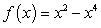 Use a graphing utility to graph the function and determine whether the function is even, odd, or neither.   A)  Neither even nor odd   B)  Odd   C)  Even   D)  Neither even nor odd   E)  Even  