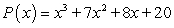 Use the Rational Zero Test to list possible rational zeros for the polynomial function below.   A)    B)    C)    D)    E)   