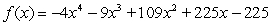Find all the rational zeros of the function   A)    B)    C)    D)    E)   
