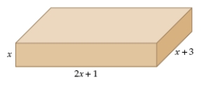 The length of a rectangular box is 1 inch more than twice the height of the box, and the width is 3 inches more than the height. If the volume of the box is 440 cubic inches, find the dimensions of the box.   A)  5 in. by 11 in. by 8 in. B)  4 in. by 9 in. by 7 in. C)  109 in. by 219 in. by 112 in. D)  5.5 in. by 12 in. by 8.5 in. E)  106 in. by 213 in. by 109 in.